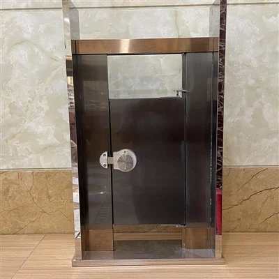 Cabina WC in acciaio inossidabile da 36 mm